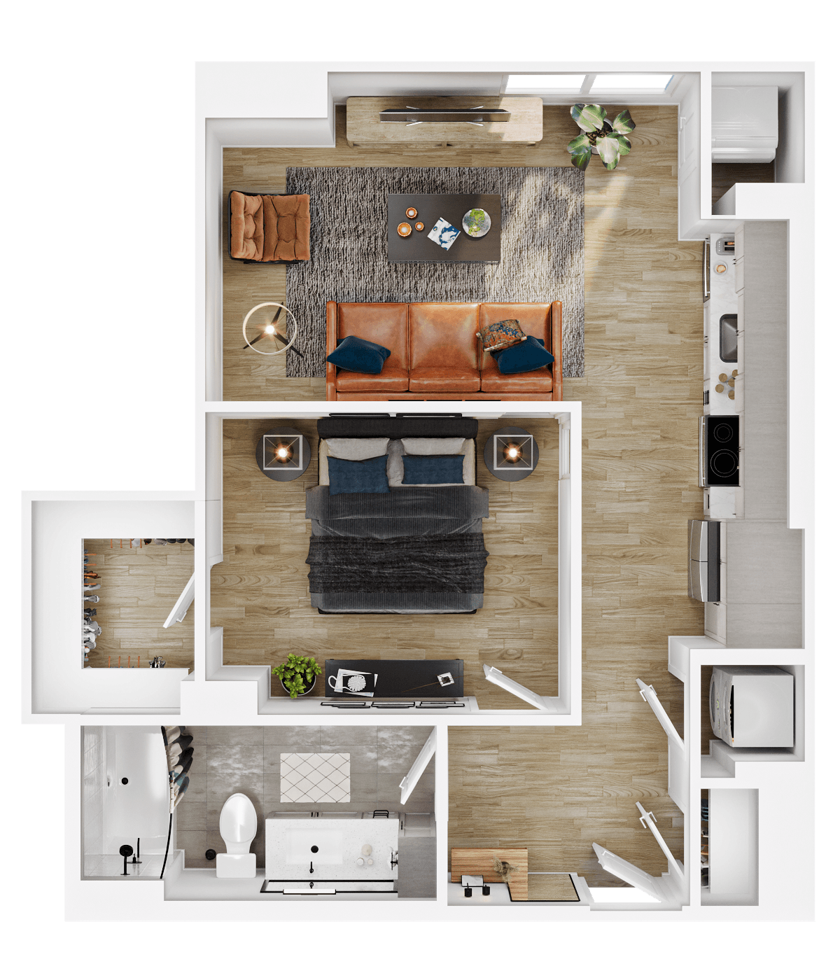 Floor plan layout diagram for A3